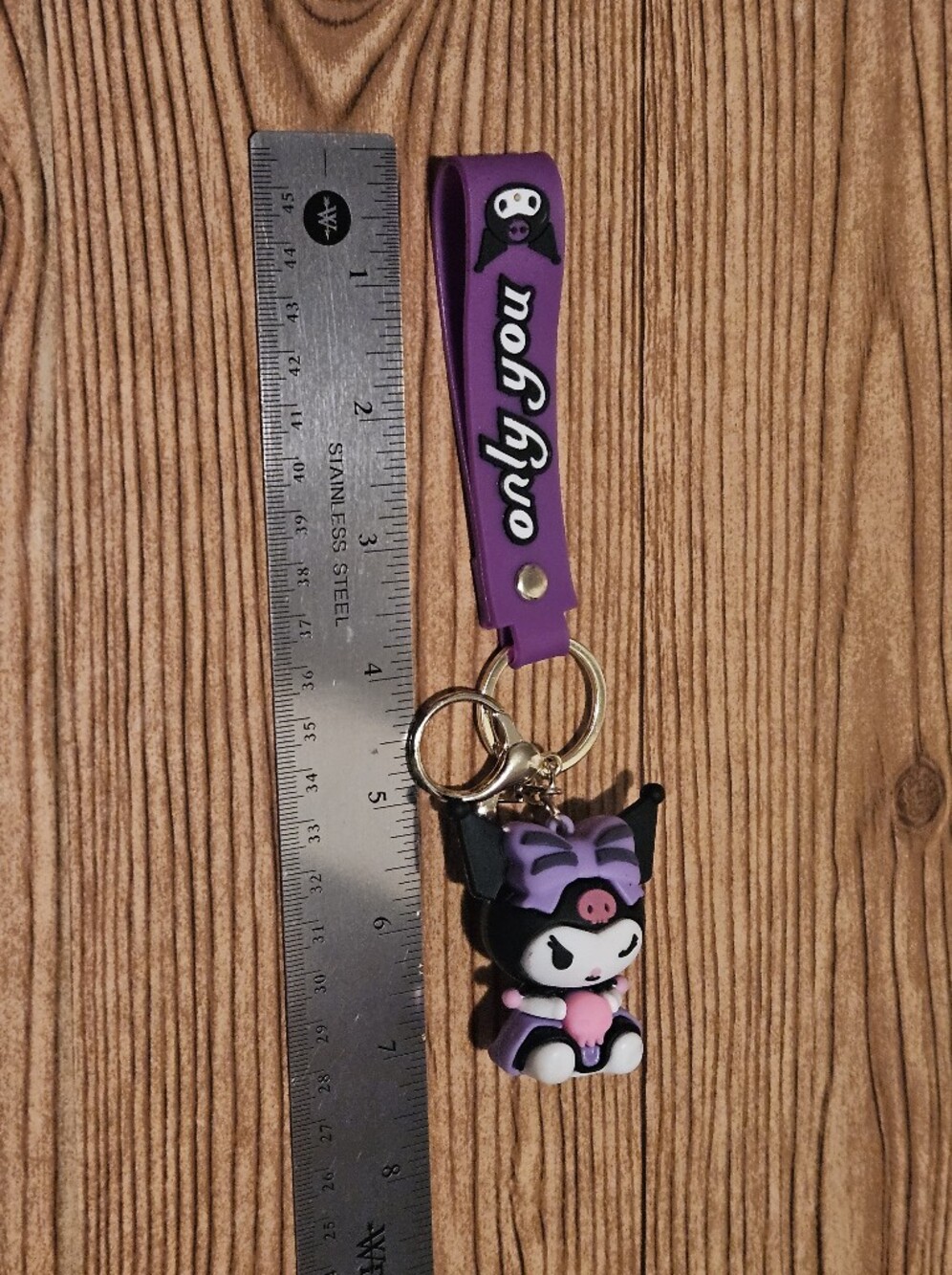 Kuromi 6 Piece Bundle Bracelet Keychain Lanyard Tote Notebook Pouch - Picture 5 of 8
